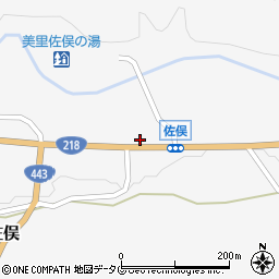 熊本県下益城郡美里町佐俣1132周辺の地図