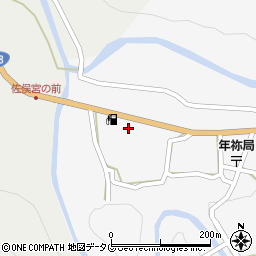 熊本県下益城郡美里町佐俣158-3周辺の地図