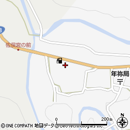 熊本県下益城郡美里町佐俣158周辺の地図