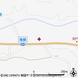 熊本県下益城郡美里町佐俣1043周辺の地図