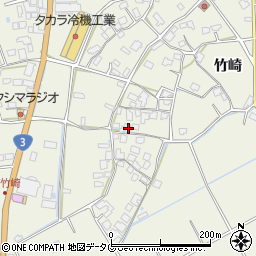 熊本県宇城市松橋町竹崎1451周辺の地図