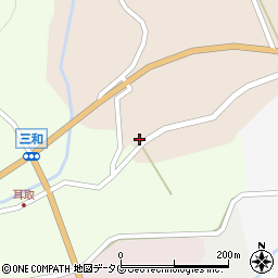 熊本県下益城郡美里町栗崎85周辺の地図