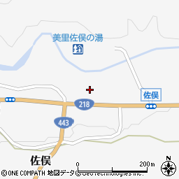 熊本県下益城郡美里町佐俣466周辺の地図