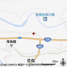 熊本県下益城郡美里町佐俣495周辺の地図