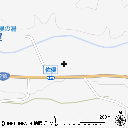 熊本県下益城郡美里町佐俣1087周辺の地図