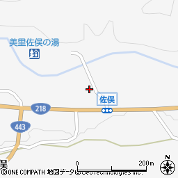 熊本県下益城郡美里町佐俣1123周辺の地図