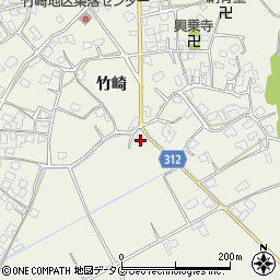熊本県宇城市松橋町竹崎677周辺の地図