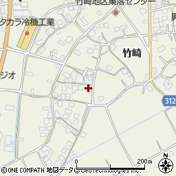熊本県宇城市松橋町竹崎1466周辺の地図