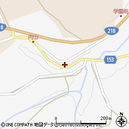 熊本県下益城郡美里町清水458周辺の地図