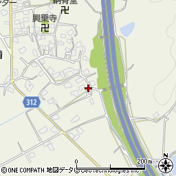 熊本県宇城市松橋町竹崎650周辺の地図