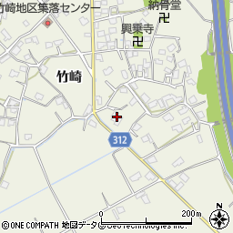 熊本県宇城市松橋町竹崎684周辺の地図
