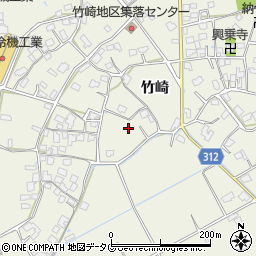 熊本県宇城市松橋町竹崎1479周辺の地図