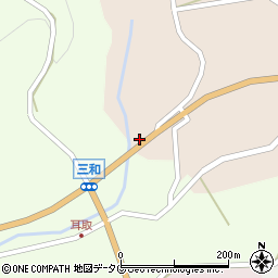 熊本県下益城郡美里町栗崎37周辺の地図