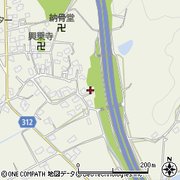 熊本県宇城市松橋町竹崎766周辺の地図
