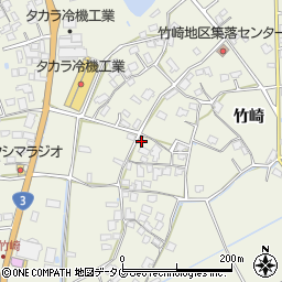 熊本県宇城市松橋町竹崎1442周辺の地図