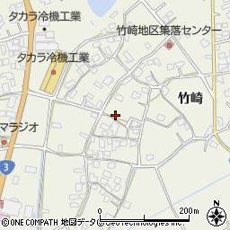 熊本県宇城市松橋町竹崎1425周辺の地図