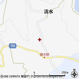 熊本県下益城郡美里町清水1622周辺の地図