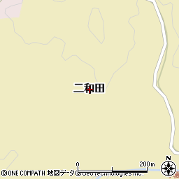熊本県下益城郡美里町二和田周辺の地図