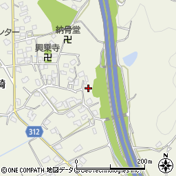 熊本県宇城市松橋町竹崎751周辺の地図