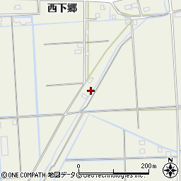 熊本県宇城市松橋町西下郷4002周辺の地図