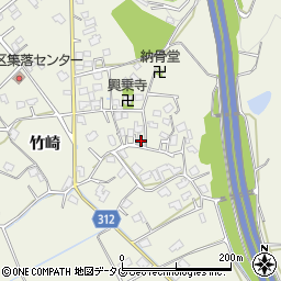 熊本県宇城市松橋町竹崎718周辺の地図