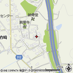 熊本県宇城市松橋町竹崎809周辺の地図