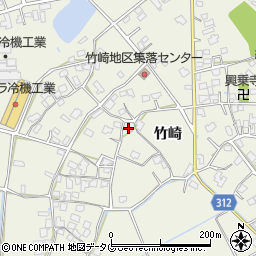 熊本県宇城市松橋町竹崎1494周辺の地図