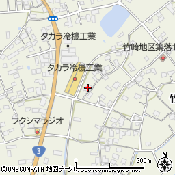 熊本県宇城市松橋町竹崎1354周辺の地図