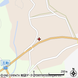 熊本県下益城郡美里町栗崎116周辺の地図