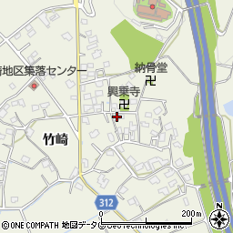 熊本県宇城市松橋町竹崎714周辺の地図