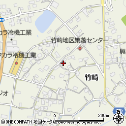 熊本県宇城市松橋町竹崎1409周辺の地図