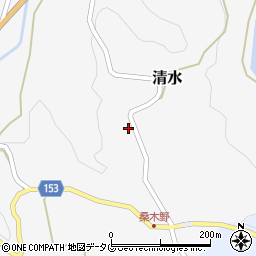 熊本県下益城郡美里町清水1450周辺の地図