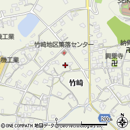 熊本県宇城市松橋町竹崎1488-1周辺の地図