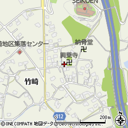 熊本県宇城市松橋町竹崎1190周辺の地図