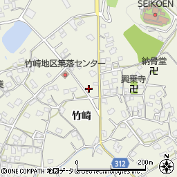 熊本県宇城市松橋町竹崎1214周辺の地図