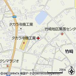 熊本県宇城市松橋町竹崎1369周辺の地図
