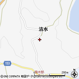 熊本県下益城郡美里町清水1475周辺の地図