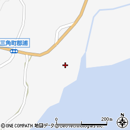 熊本県宇城市三角町里浦234周辺の地図