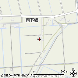 熊本県宇城市松橋町西下郷3864周辺の地図