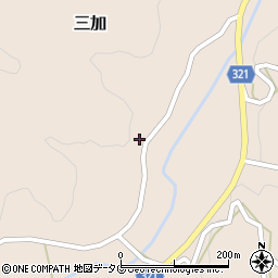 熊本県下益城郡美里町三加1365周辺の地図