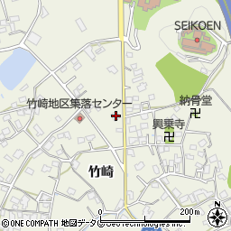竹崎児童館周辺の地図