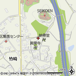 熊本県宇城市松橋町竹崎1181周辺の地図