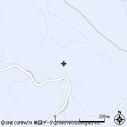 宮崎県日之影町（西臼杵郡）七折（椛木）周辺の地図