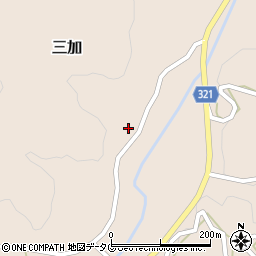 熊本県下益城郡美里町三加1422周辺の地図