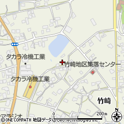 熊本県宇城市松橋町竹崎1380周辺の地図