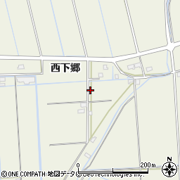 熊本県宇城市松橋町西下郷3872-2周辺の地図