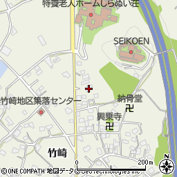 熊本県宇城市松橋町竹崎1164周辺の地図