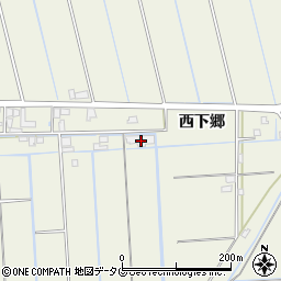 熊本県宇城市松橋町西下郷3824周辺の地図