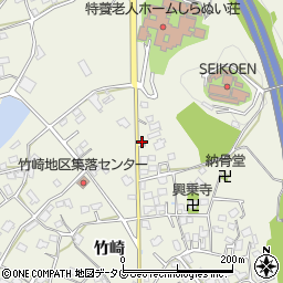 熊本県宇城市松橋町竹崎1230周辺の地図