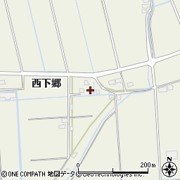 熊本県宇城市松橋町西下郷3886周辺の地図